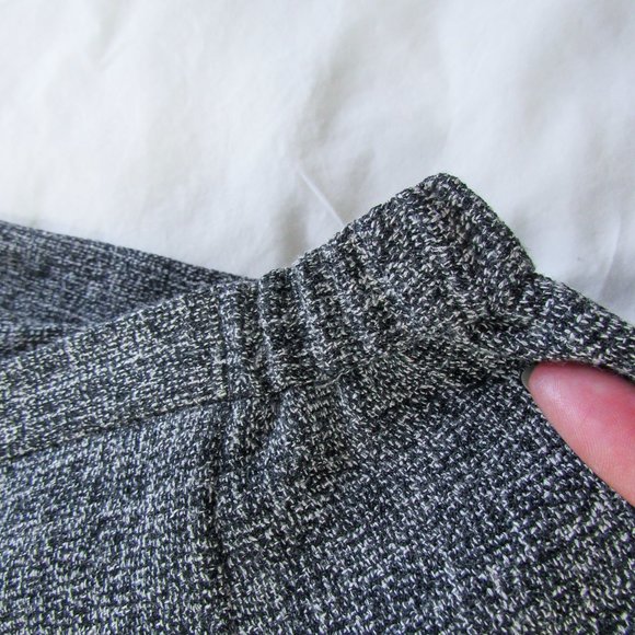 VICTOR COSTA Vintage Designer Essential High Waist Trousers in Heathered Gray-6 - Picture 6 of 10